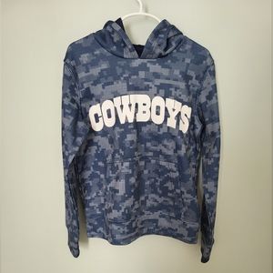 NFL Dallas Cowboys Hoodie Sweatshirt Pullover Long Sleeve Tetris XXS 5/6 footbal